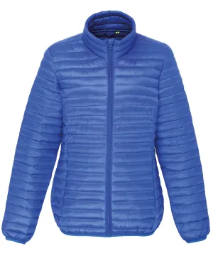 Womens tribe fineline padded jacket | Royal