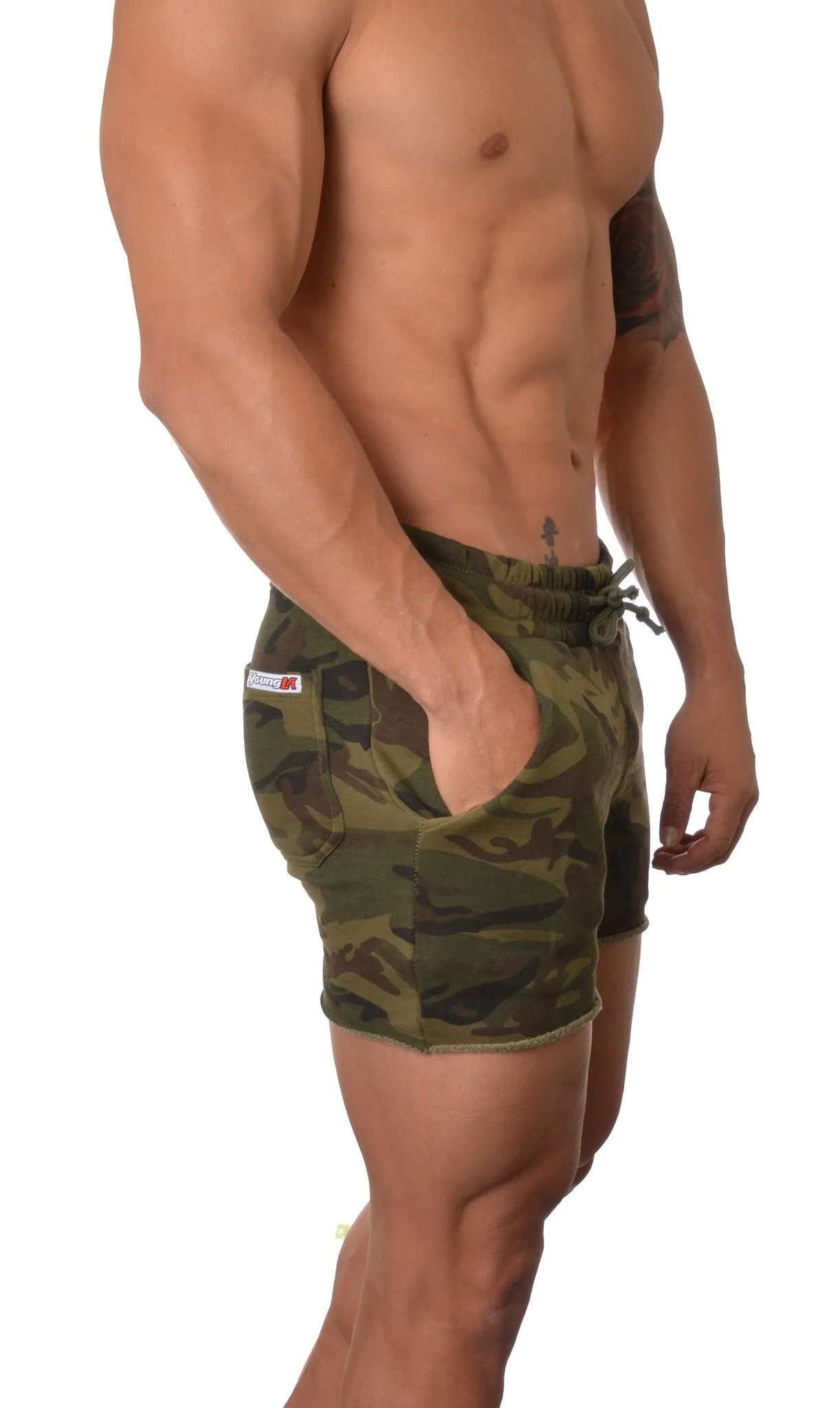 YoungLA Bodybuilding French Terry Shorts MultiColors 102