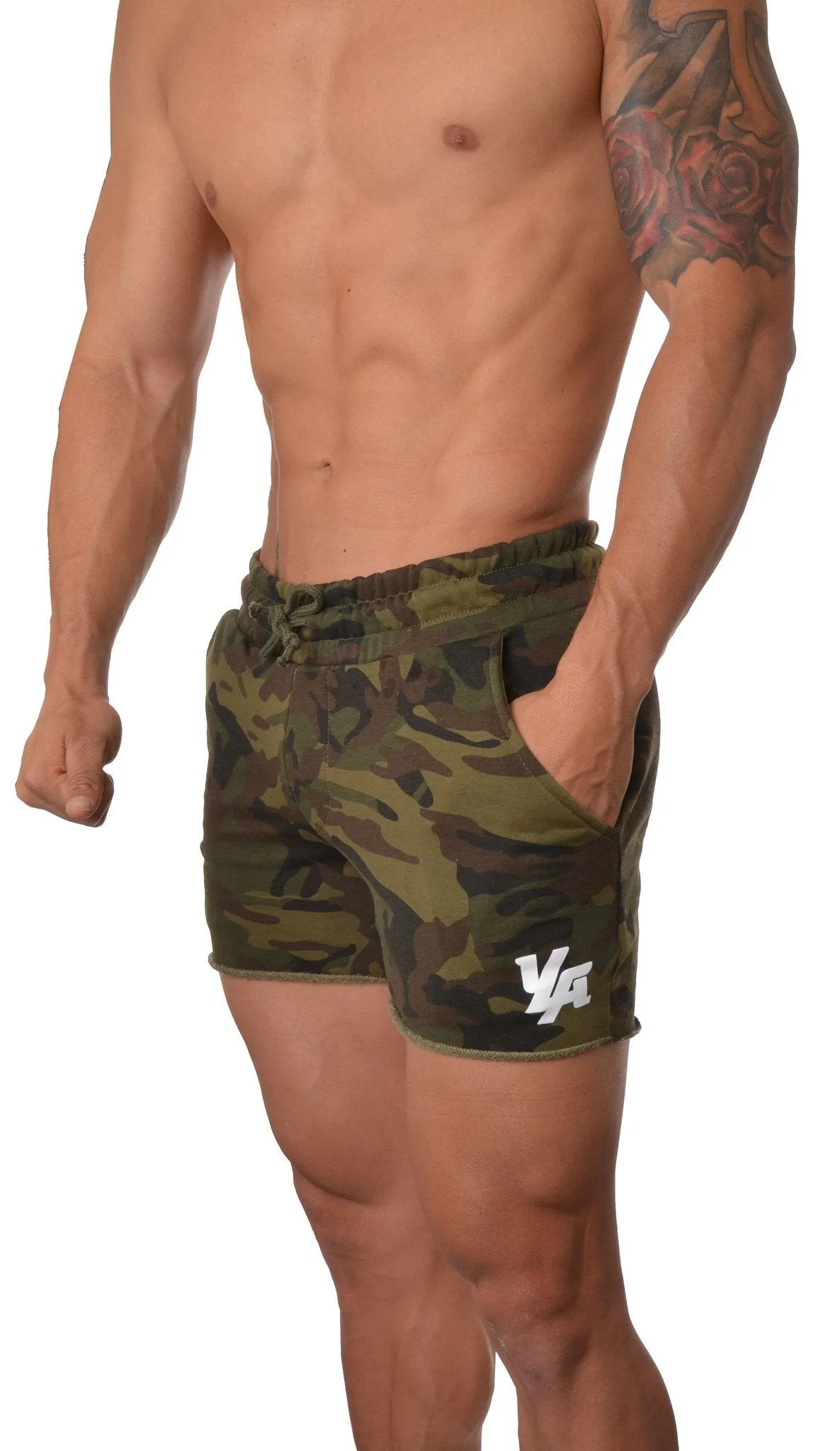 YoungLA Bodybuilding French Terry Shorts MultiColors 102